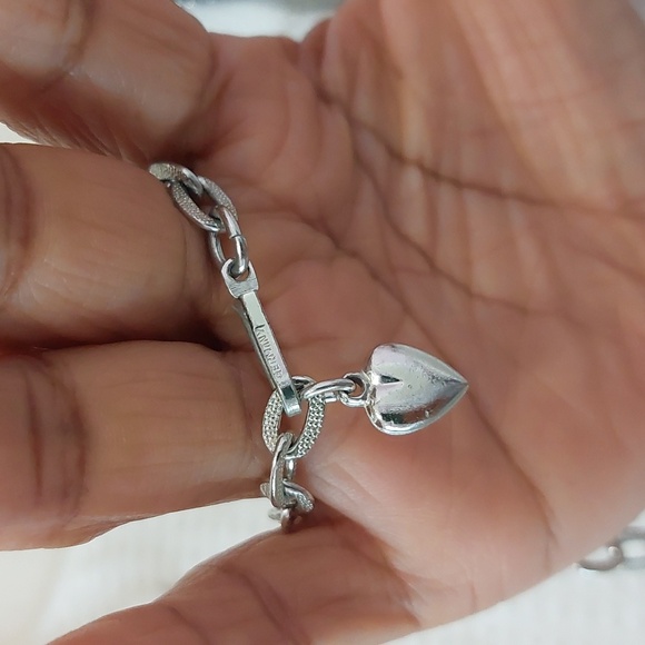 Vintage Signed Germany Multi Texture Silver Tone Leaf Vine Choker Necklace - Picture 8 of 8